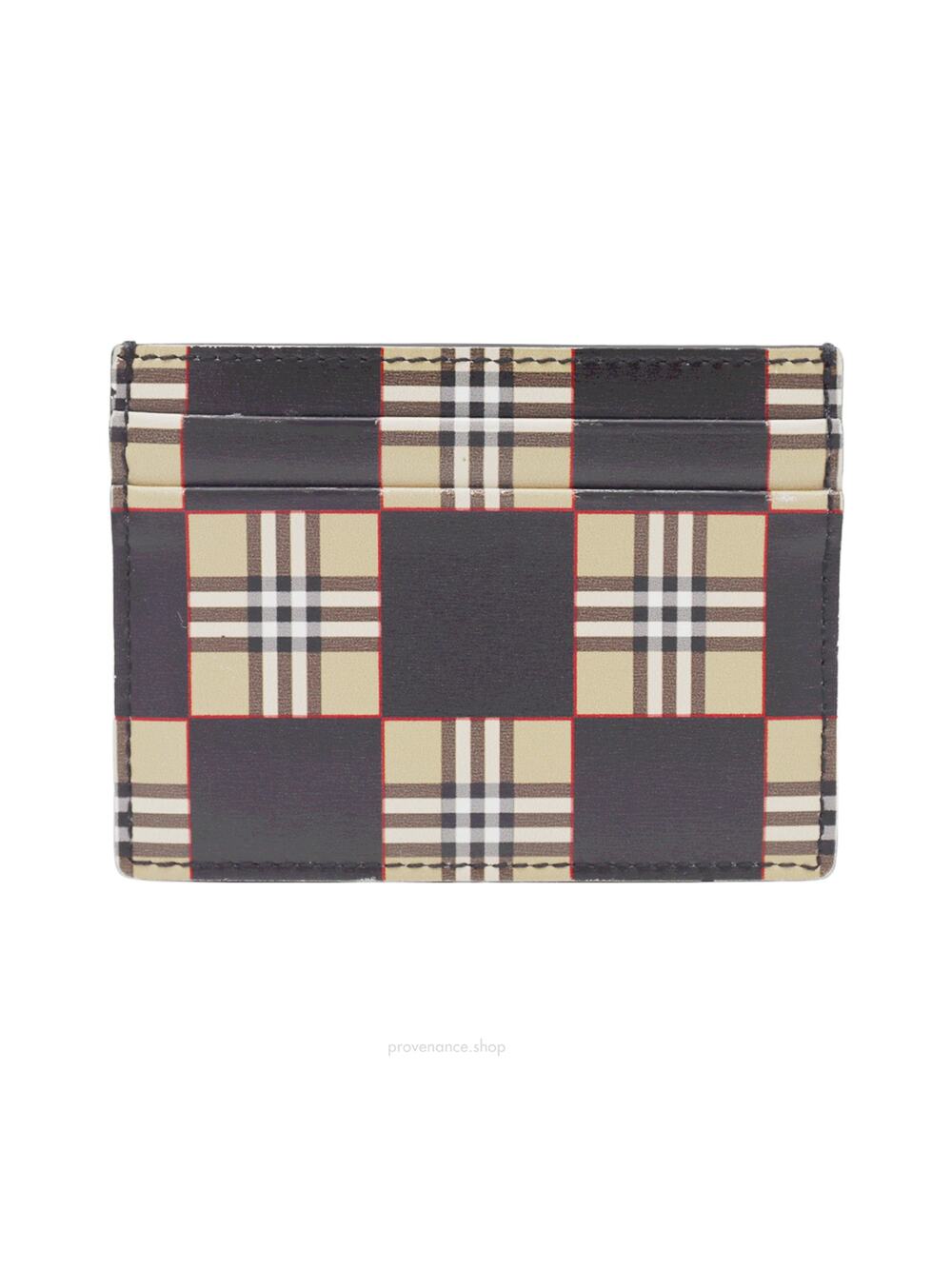 🔴 Burberry Card Holder Wallet - Nova Checker